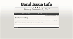 Desktop Screenshot of bondissueinfo.com