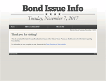 Tablet Screenshot of bondissueinfo.com